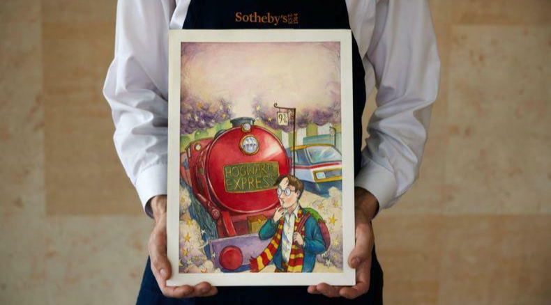 《哈利波特》第一部封面拍出190萬美元高價