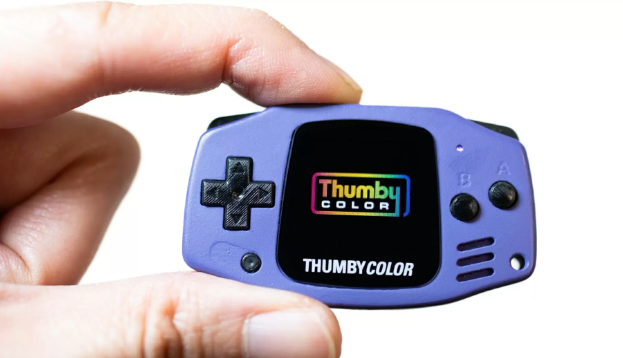 超迷你GBA? 微縮版遊戲機Thumby Color眾籌超額完成