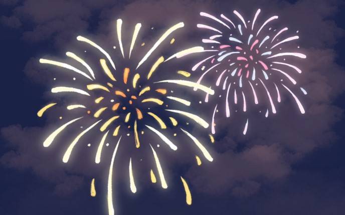 將爺爺骨灰黏煙花 送別感覺爺爺就在身邊