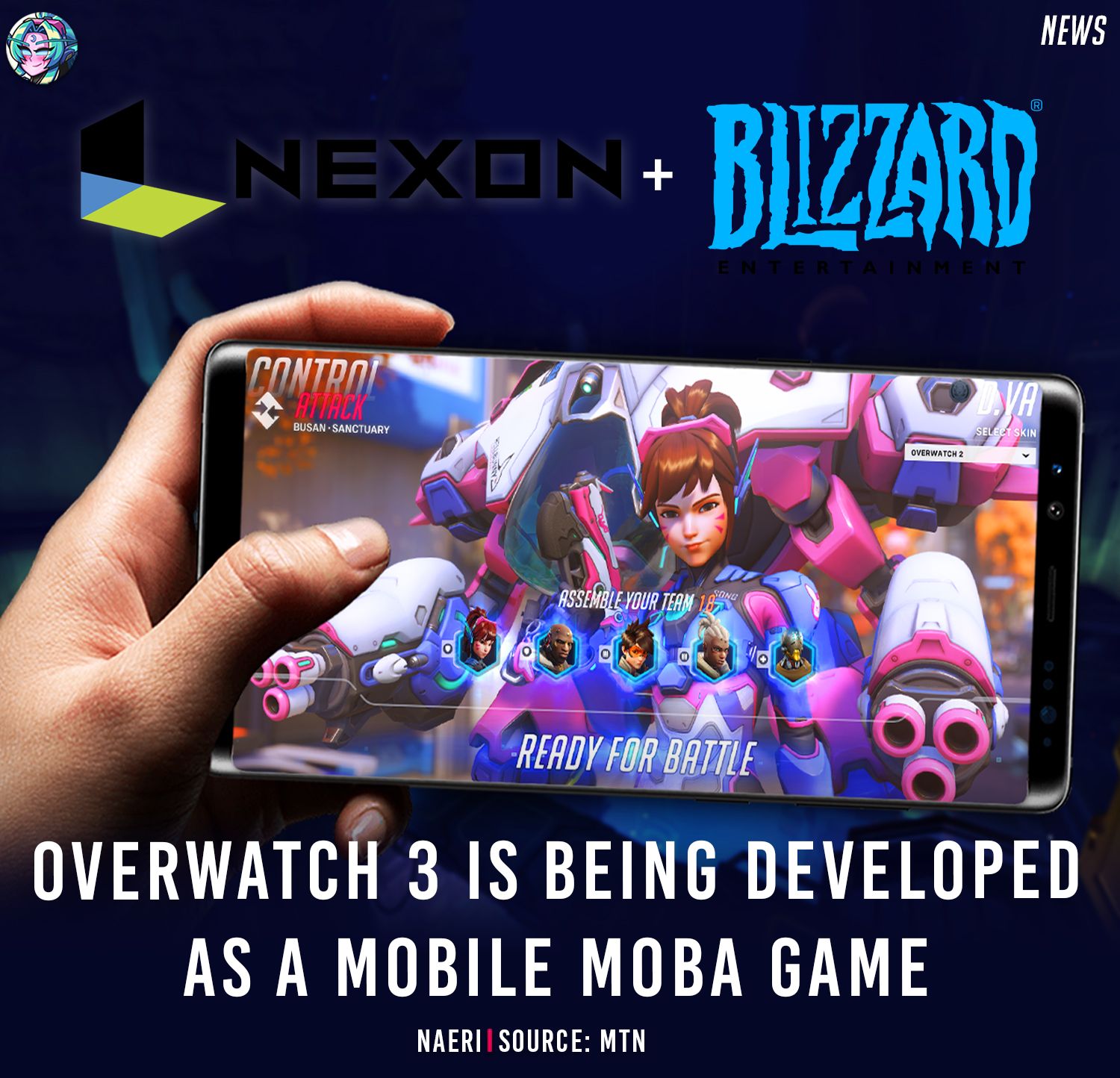 《鬥陣特攻手遊》！ Nexon將與暴雪談判手遊營運權