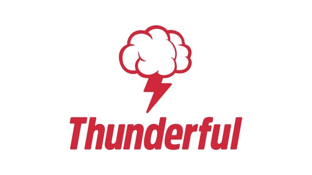 Thunderful Group AB logo featuring a cloud and lightning bolt design.